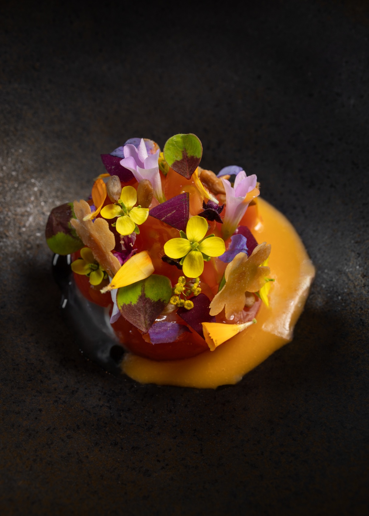 Signature flower-petal dish
